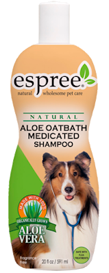 

Шампунь ESPREE Aloe Oatbath Medicated Shampoo при раздражениях кожи и повреждении шерсти. 591 мл