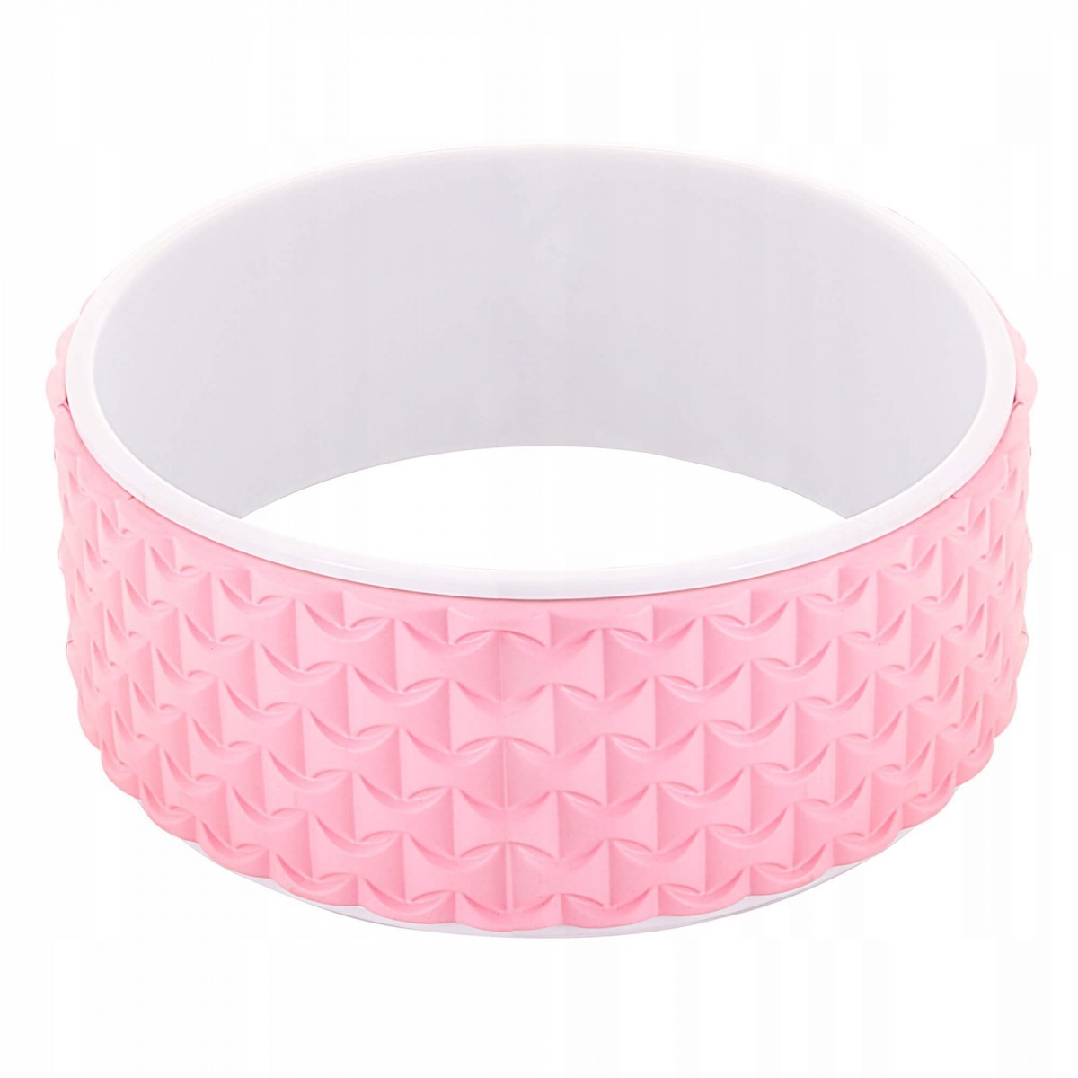 

Колесо для йоги и фитнеса Dharma Pink/White