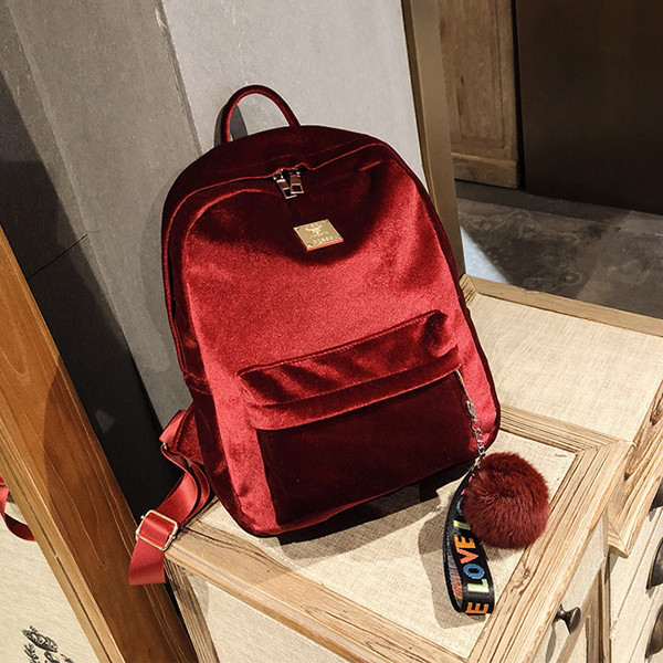 

Рюкзак городской женский Plush bordo