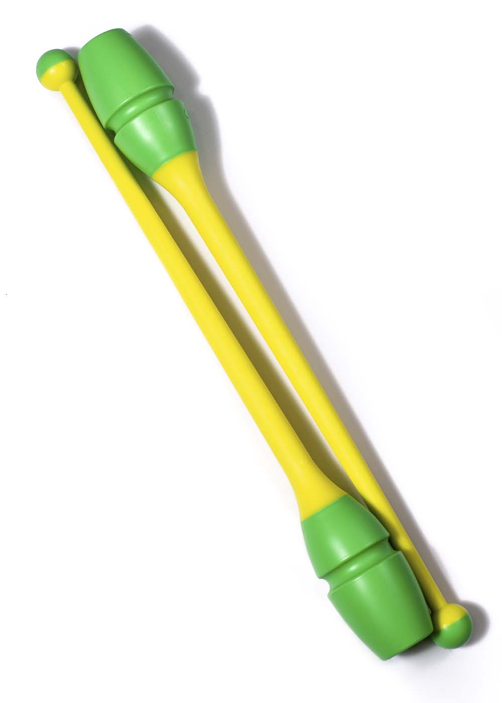 

Булавы для гимнастики CHACOTT CC65203 пластик+резина 41cm Green x Yellow (CC65203)
