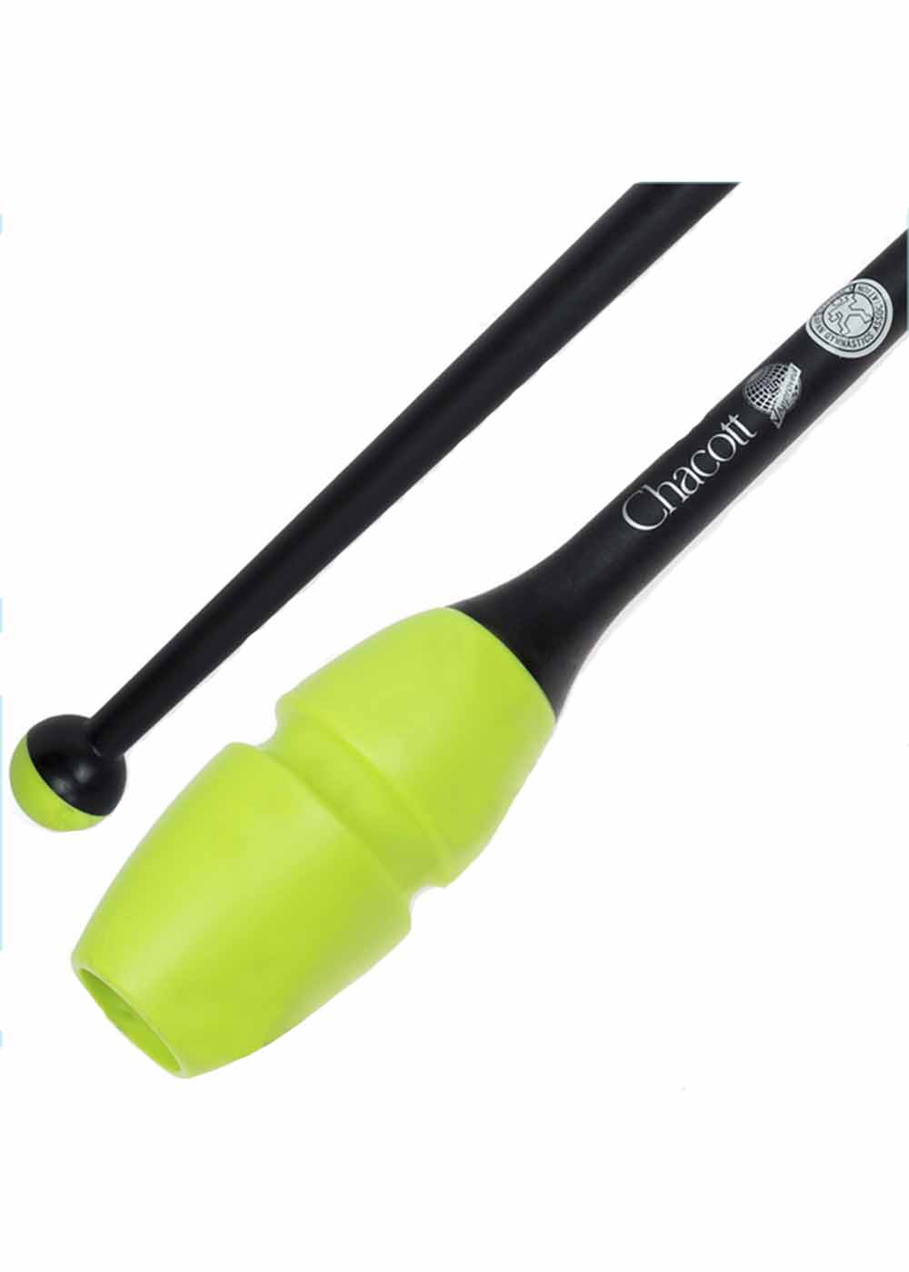 

Булавы для гимнастики CHACOTT CC65203 пластик+резина 41cm Yellow x Black (CC65203)