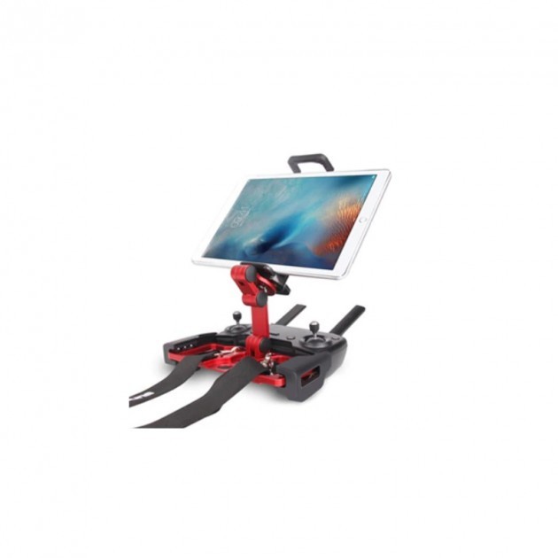 

Держатель телефона/планшета и CrystalSky монитора для пульта DJI Spark, Mavic 2, Pro и Air металлический Sunnylife красный TY-ZJ027