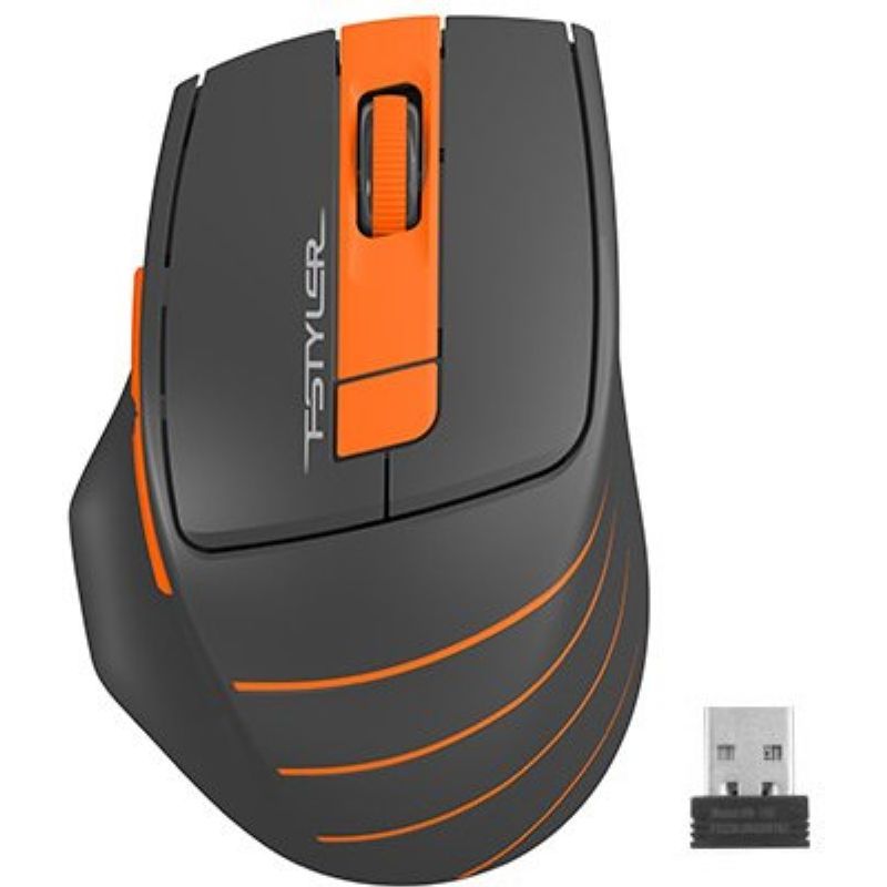 

Миша бездротова A4Tech Fstyler FG30 (Orange), USB, колір чорний+помаранчевий