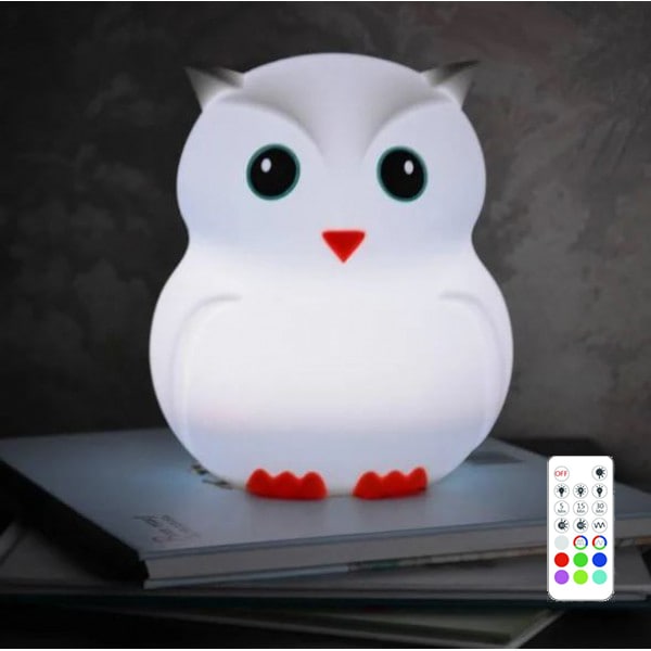 

Силиконовый ночник-игрушка "Совёнок" 3DTOYSLAMP