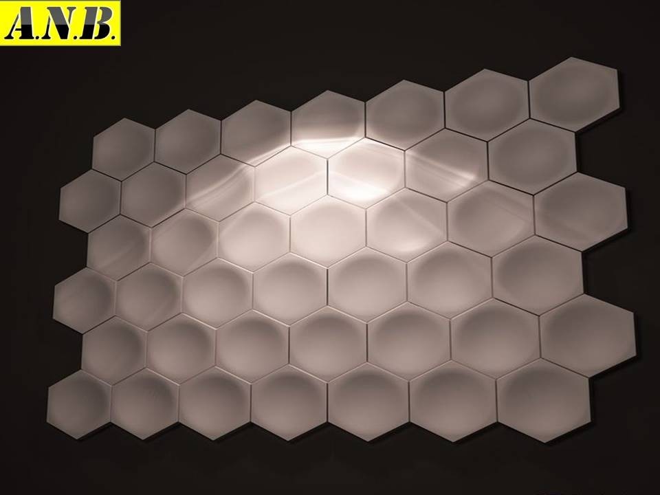 

Гибкая полиуретановая форма для изготовления декоративных гипсовых 3D панелей A.N.B. "СОТЫ" - 300х300х20 мм