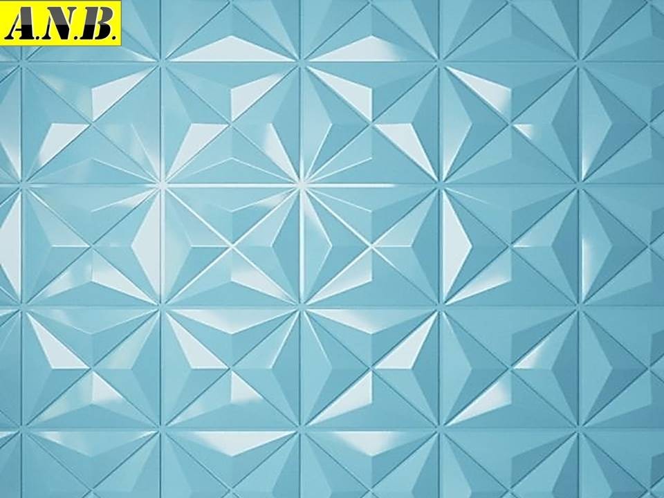 

Гибкая полиуретановая форма для изготовления декоративных гипсовых 3D панелей A.N.B. "ОРИГАМИ" 500х500х30мм