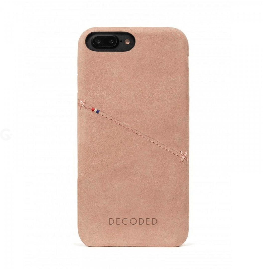 

Кожаный чехол Decoded Back Cover для iPhone 8/7 Plus Pink