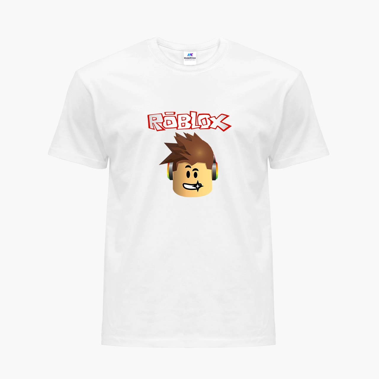 

Детская футболка Роблокс (Roblox) (9224-1713) 146-152 см Хлопок Белый
