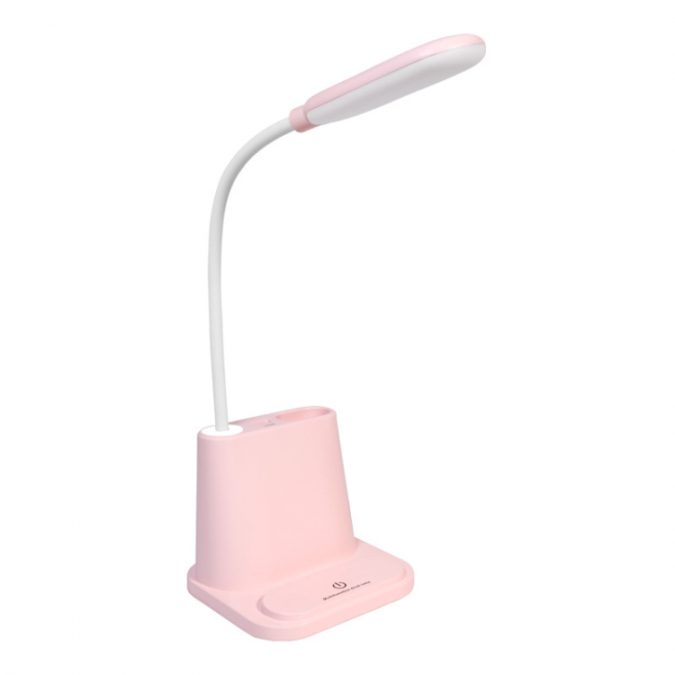 

Подставка для канцелярии розовая с встроенной Led лампой Grantio original