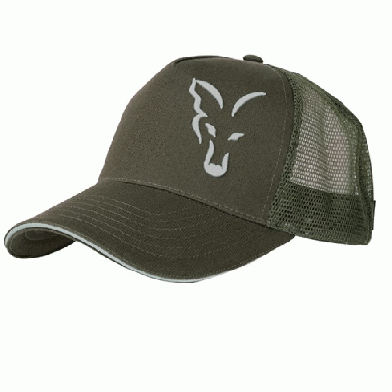

Кепка Fox green / silver trucker cap (зеленая с сеткой)