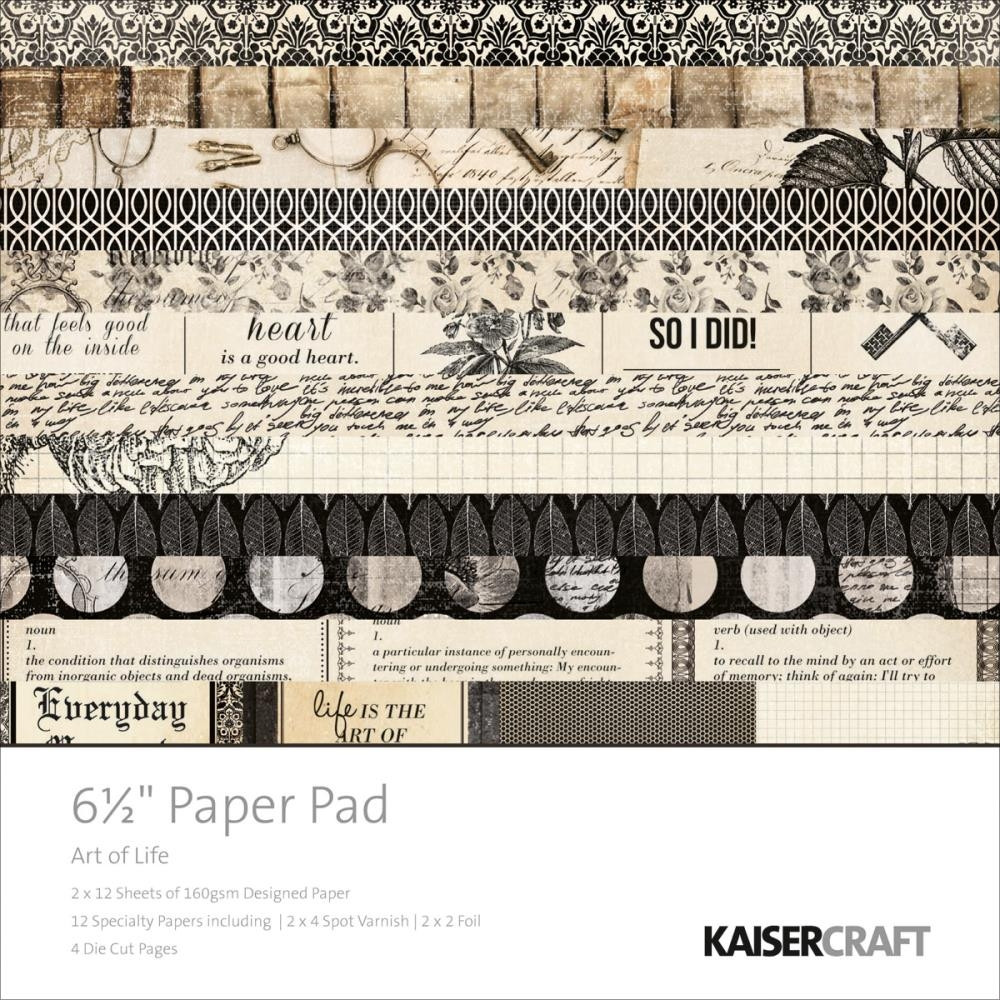 

Набор бумаги Kaisercraft Art Of Life 15х15 см (883416349266)