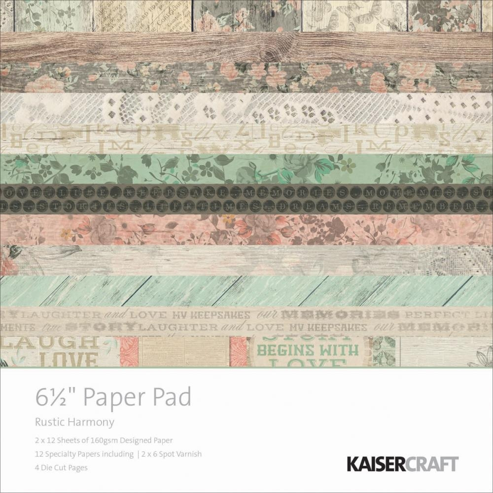 

Набор бумаги Kaisercraft Rustic Harmony 15х15 см (883416349525)