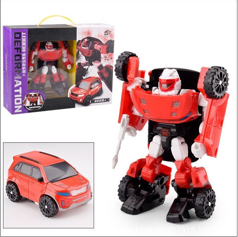 

Трансформер DEFORMATION автомобиль игрушка красный 01832