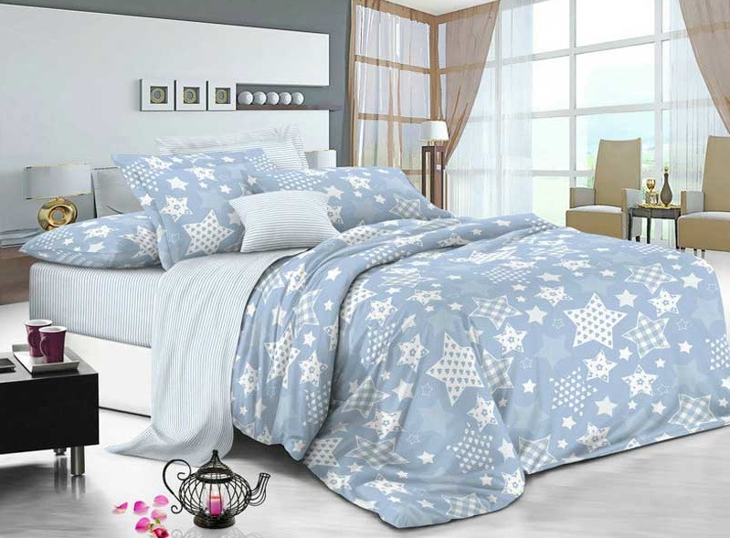 

Простынь Руно 114Б Бязь Star 175х215 Blue (73.114Б_Blue star)