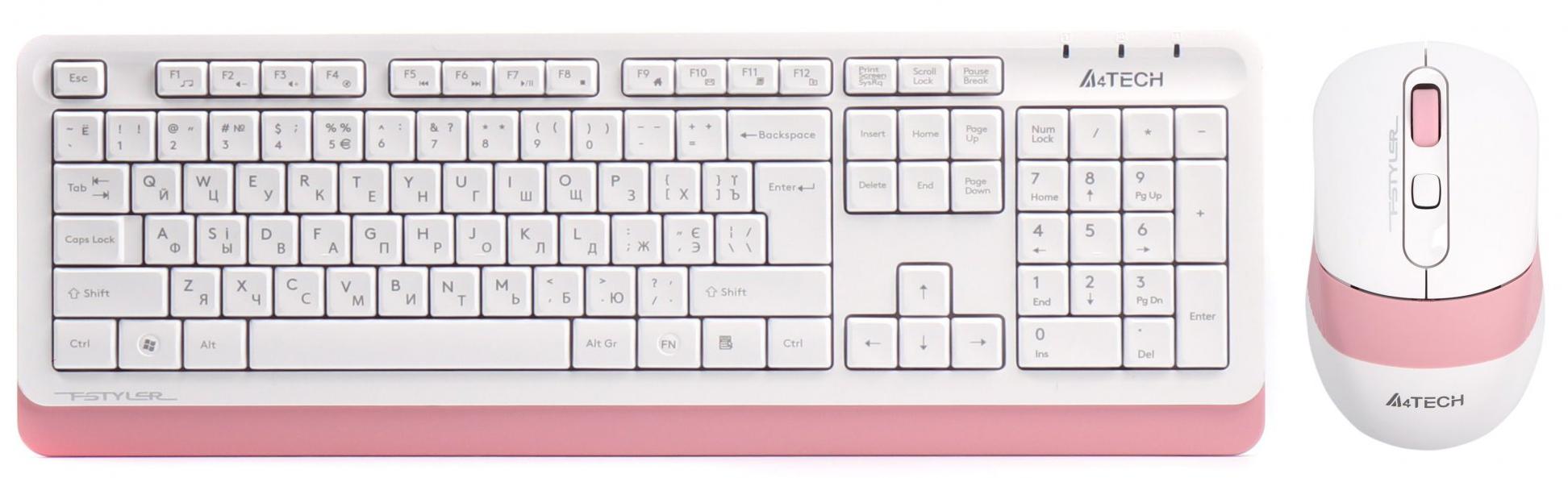 

Комплект A4tech FG1010 Pink