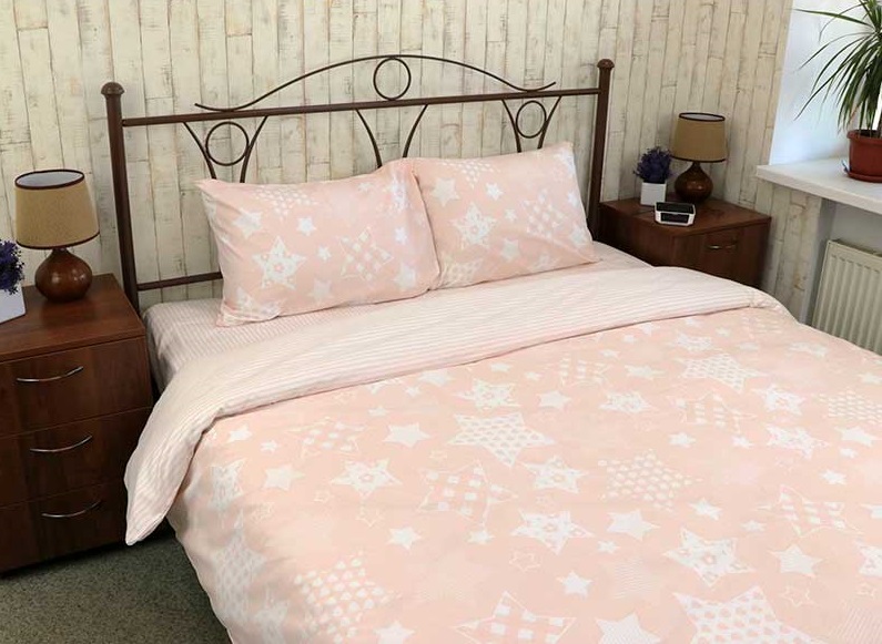 

Простынь Руно 114Б Бязь Star 143х215 Beige (71.114Б_Beige star)