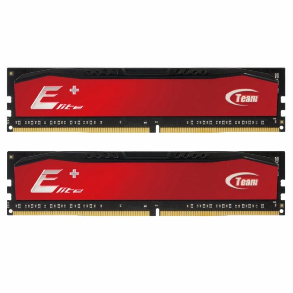 

Модуль пам&яті для комп&ютера DDR4 8GB (2x4GB) 2400 MHz Elite Plus Red Team (TPRD48G2400HC16DC01)