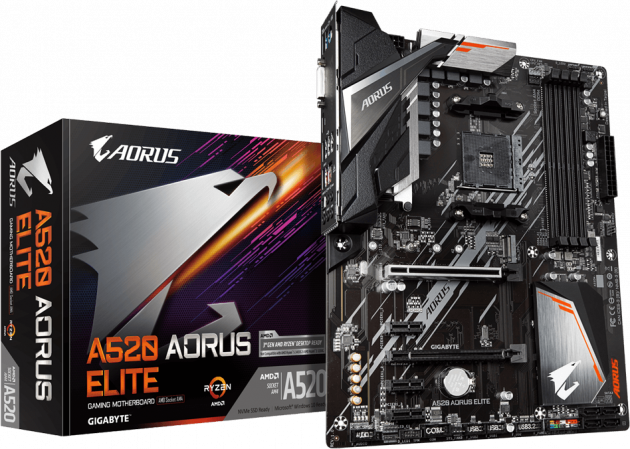 

Материнська плата GIGABYTE A520 AORUS ELITE