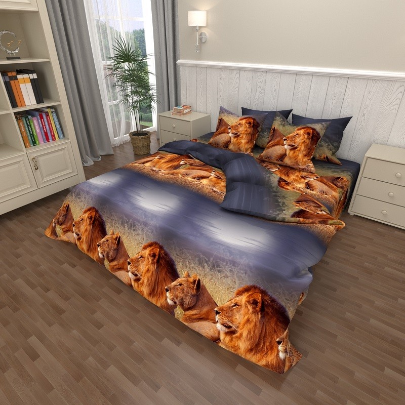 

Комплект постельного белья Casa Ricco Animals 175*215 КРА008Д