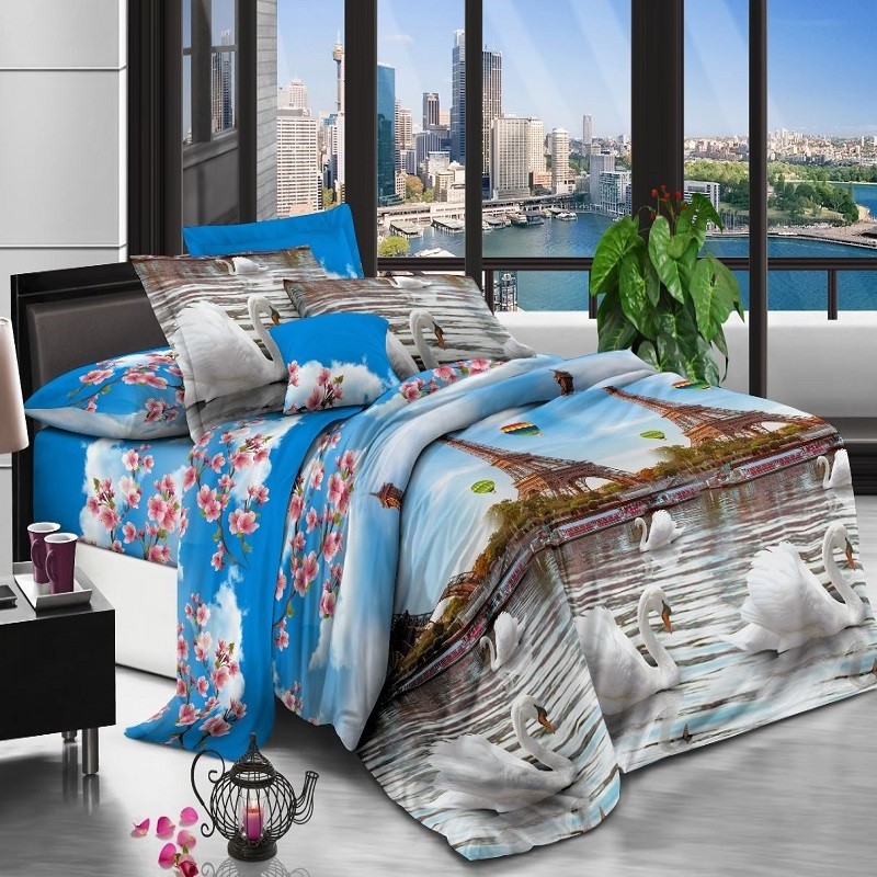 

Комплект постельного белья Casa Ricco Animals 200*215 КРА004Е