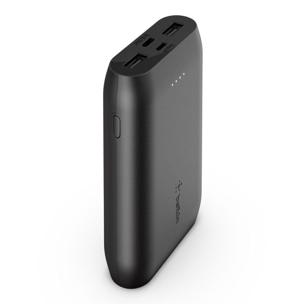 

Портативное зарядное устройство Belkin 10000mAh, 15W Dual USB-A, USB-C, black