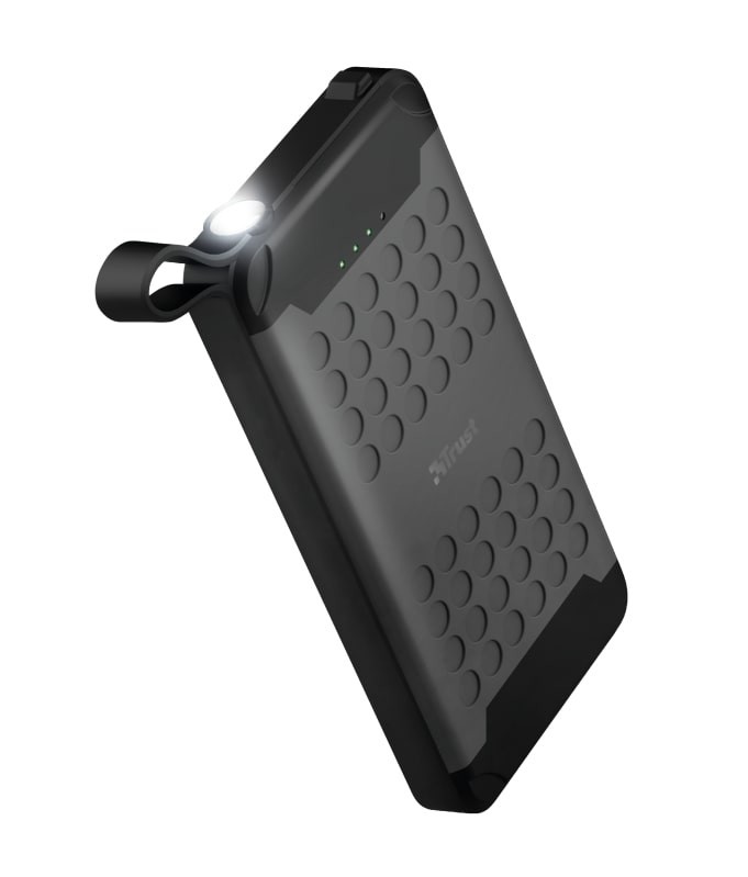 

Портативное зарядное устройство Trust Hyke Outdoor 10.000 mAh QC3.0 Black