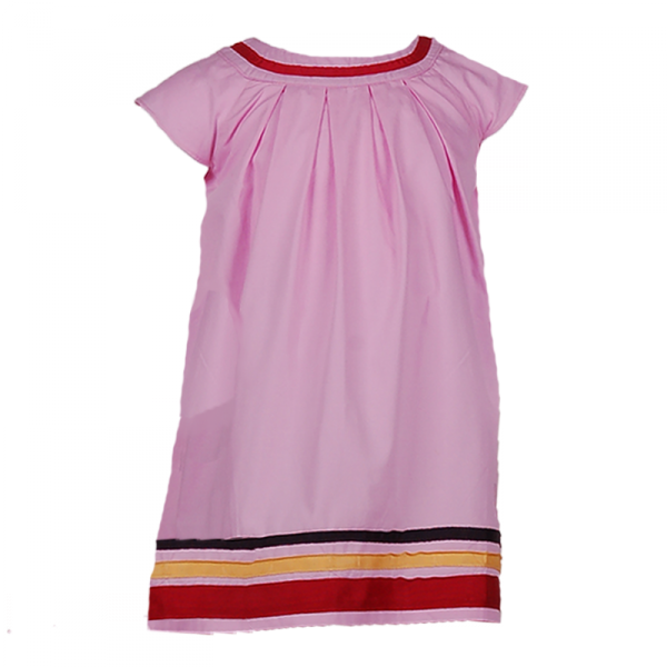 

Платье с полосами на кромке 3 года (98 см) B 50033-pink светло розовый цвет