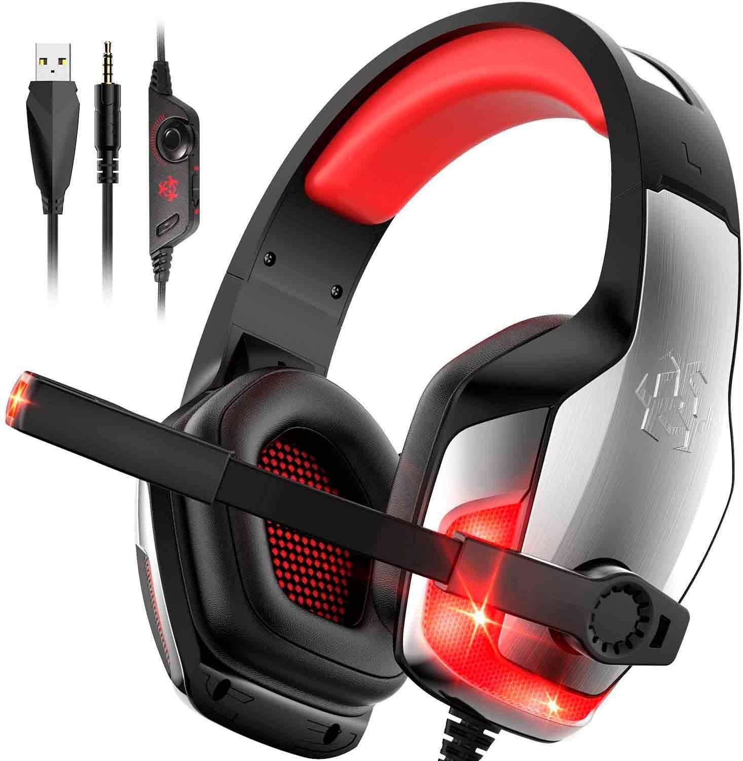 

Геймерские наушники-гарнитура Hunterspider Gaming Headset для ПК, Xbox One, PS5, PS4, Xbox One