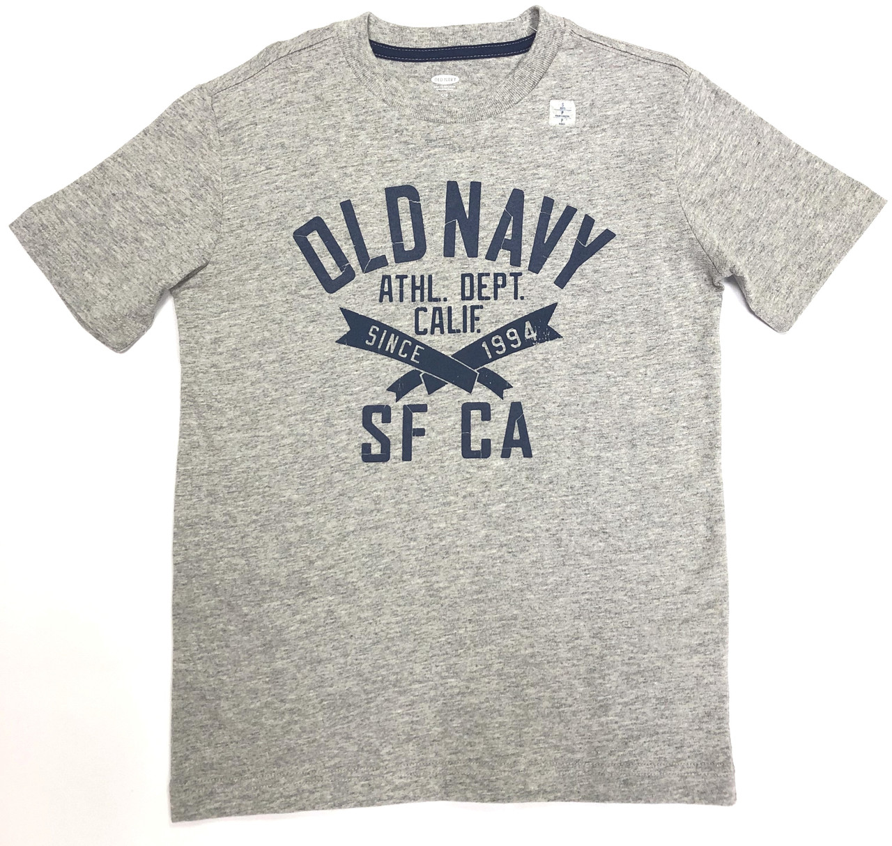 

Футболка Детская Old Navy на мальчика 116-122 см Серый 119376001015