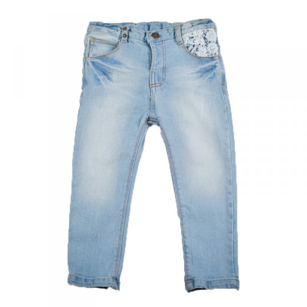 

Джинсы с имитацией кружева 7 лет (122 см) Z 60071-jeans джинс цвет