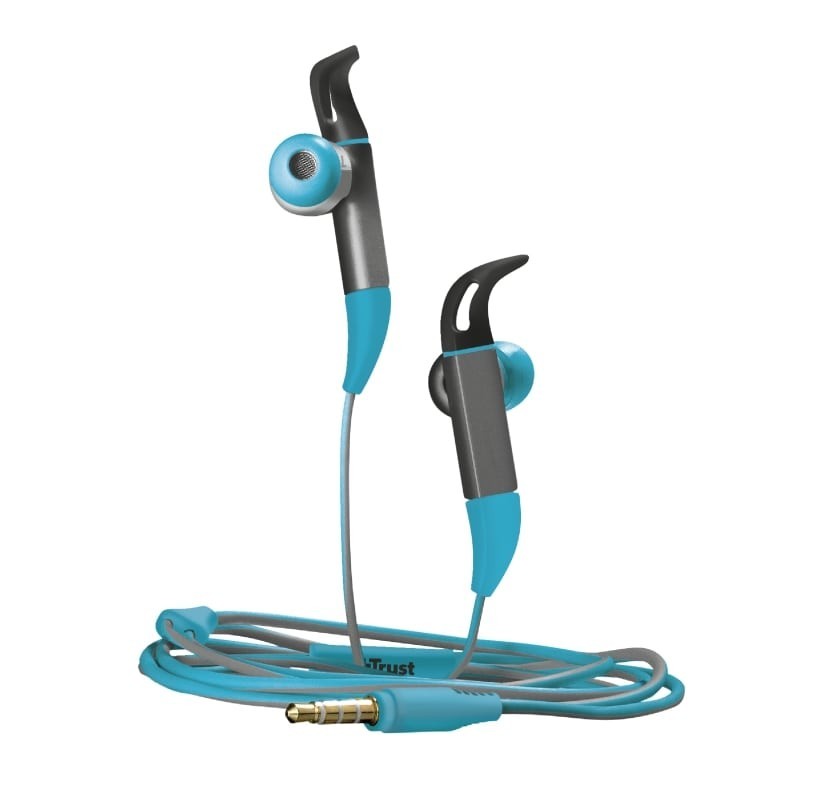 

Наушники Trust Fit Sports Mic Blue