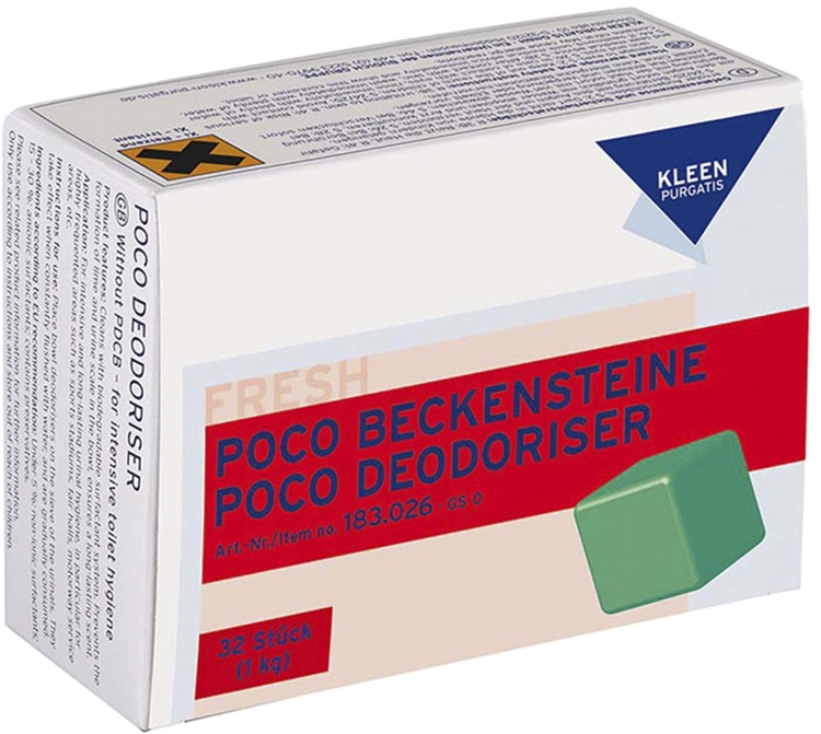 

Средство для писсуаров Kleen Purgatis Poco Deodoriser 32 кубика