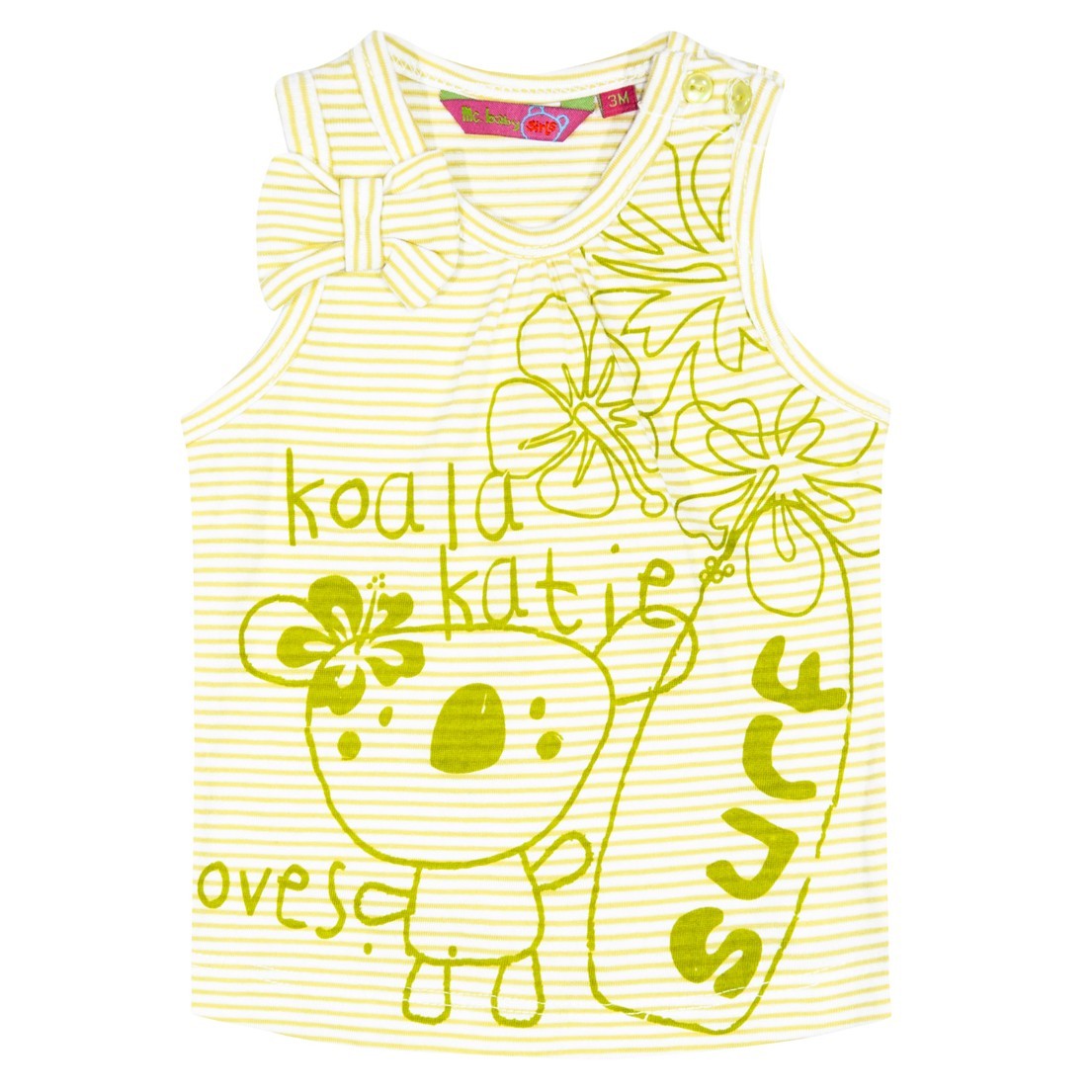 

Майка Losan Mc baby girls (018102204/20) Фисташковый M3-62 см
