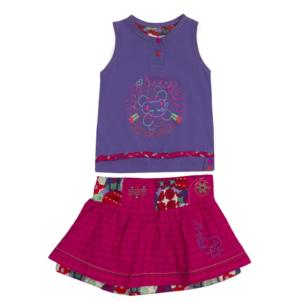 

Костюм: Майка с юбкой Losan Mc baby girls (018801504/143) Сиреневый M18-86 см