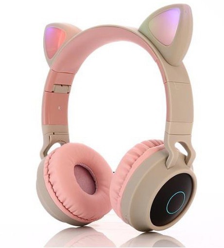 

Безпровідні навушники CATEAR В028С з підсвіткою Beige