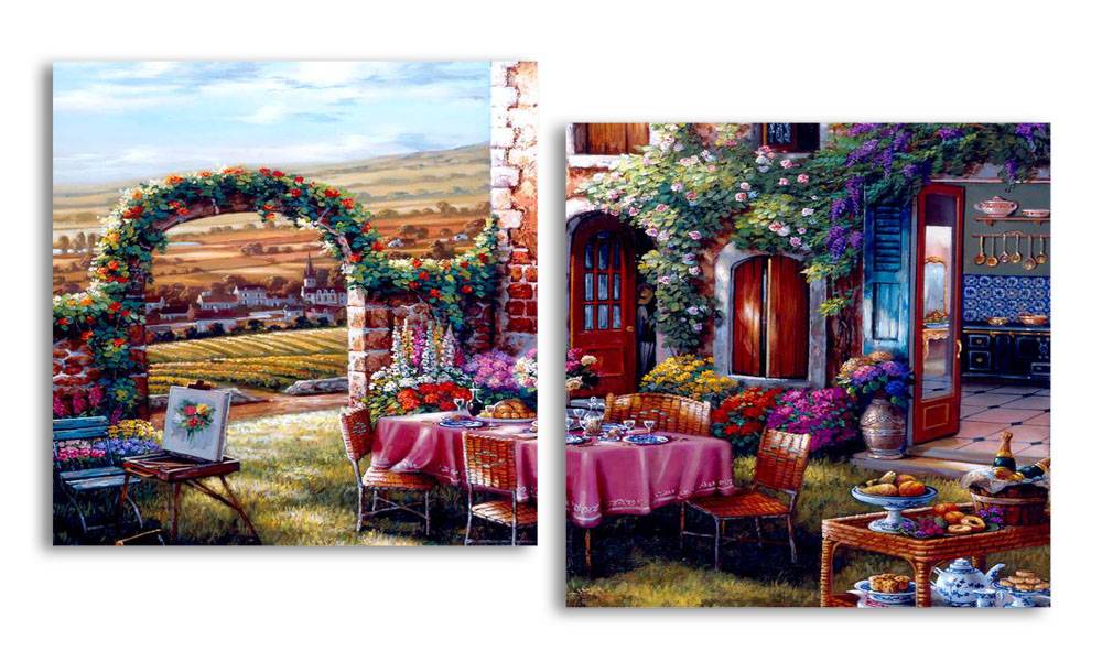 

Модульная картина LaPrint Веранда 200х109 см
