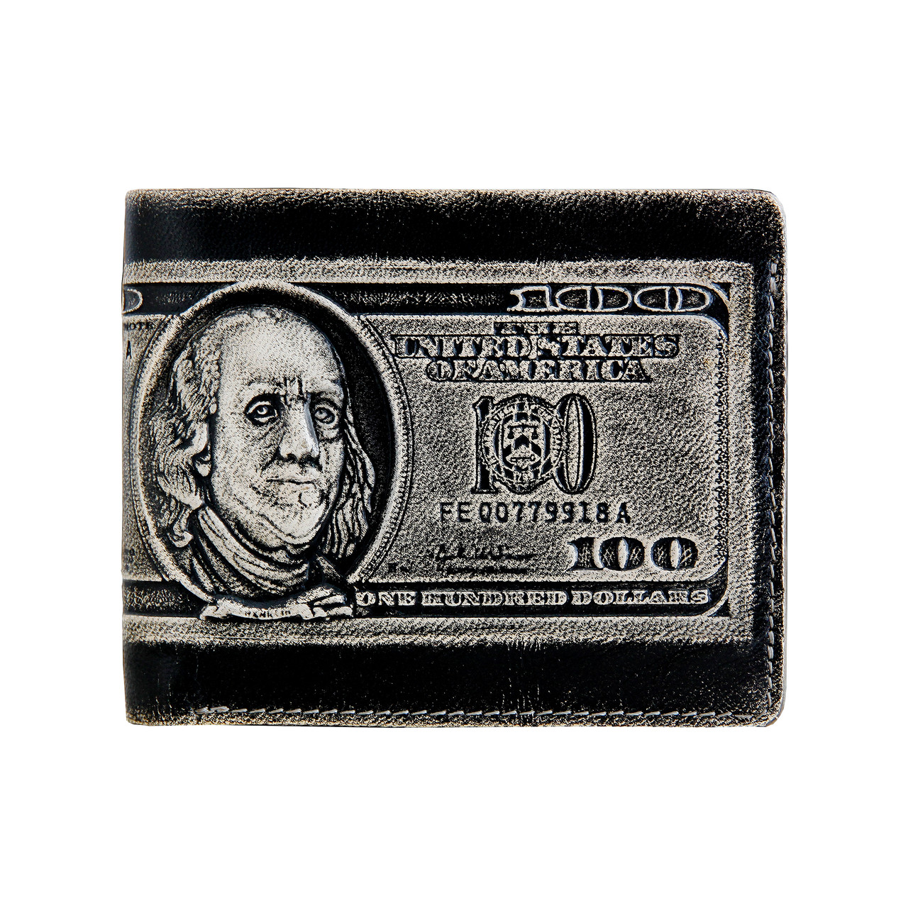 

Кожаный кошелёк ручной работы "Доллар" от Privilege Handmade