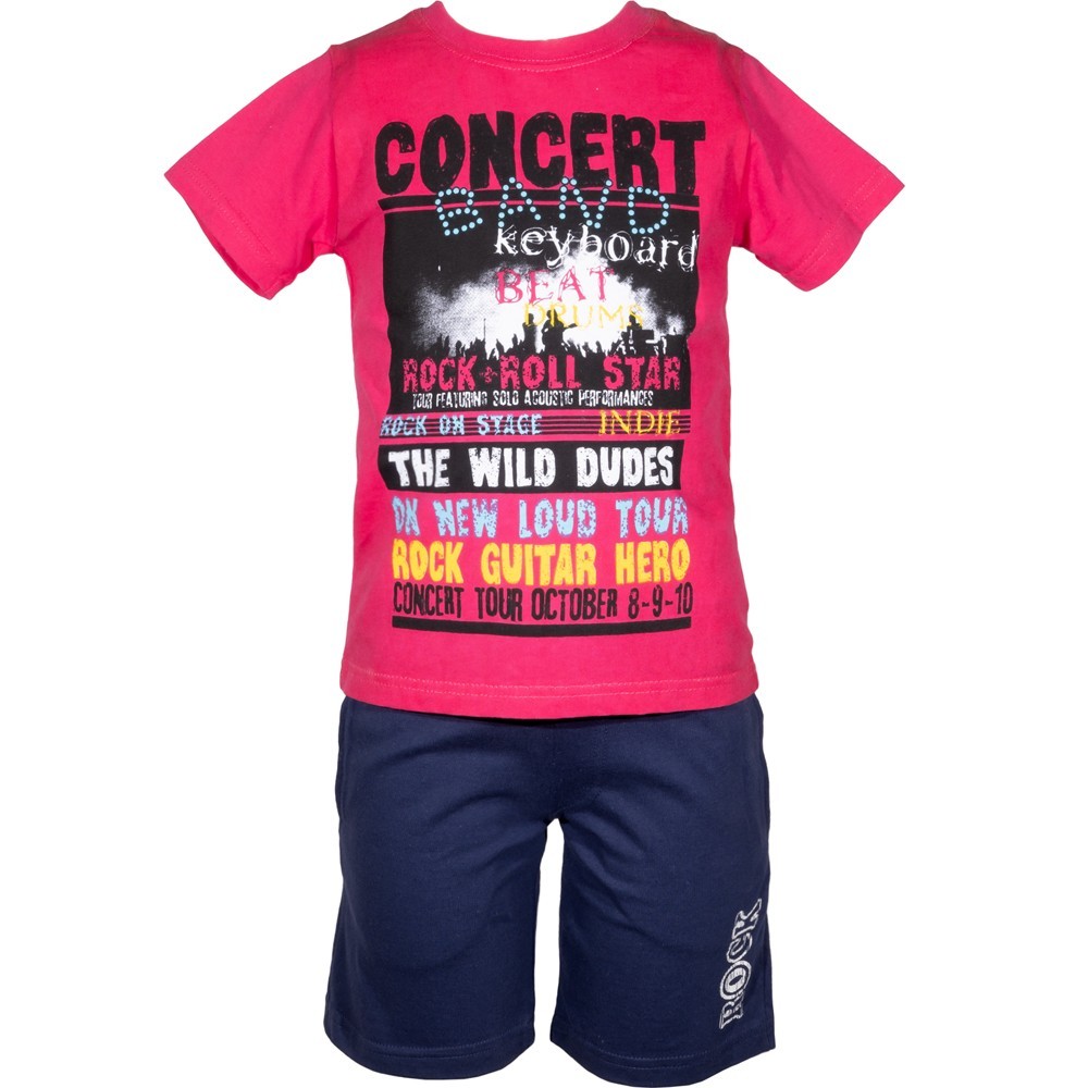 

Костюм : Футболка и шорты Losan Kids boys (315-8033AC/142) Малиновый 3 Years-98 см