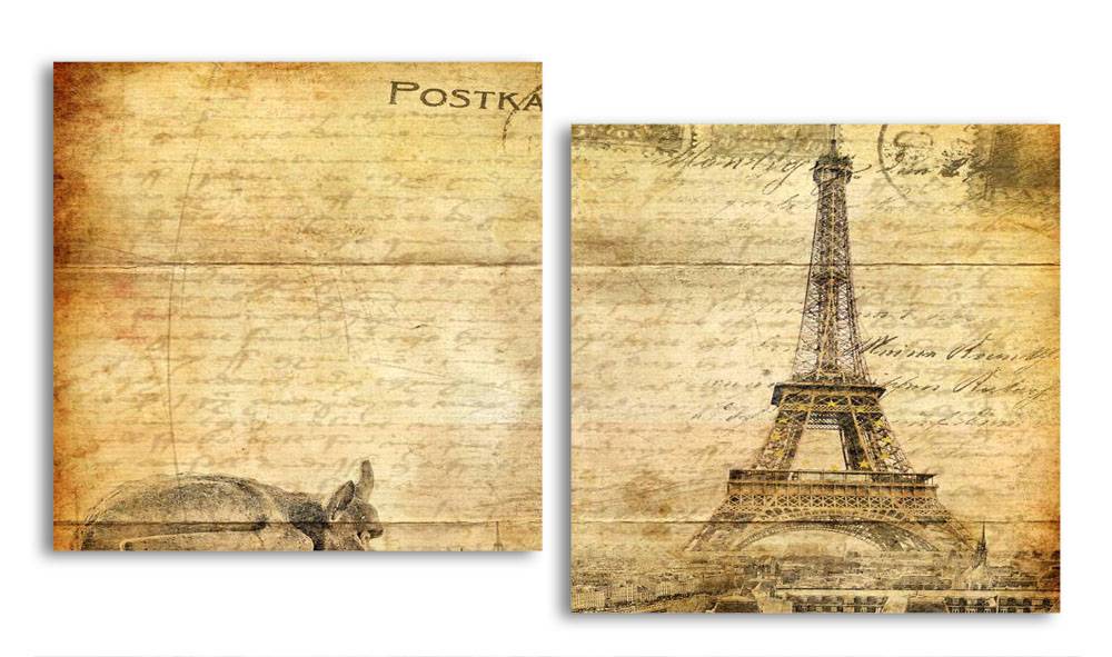 

Модульная картина LaPrint Париж 200х109 см