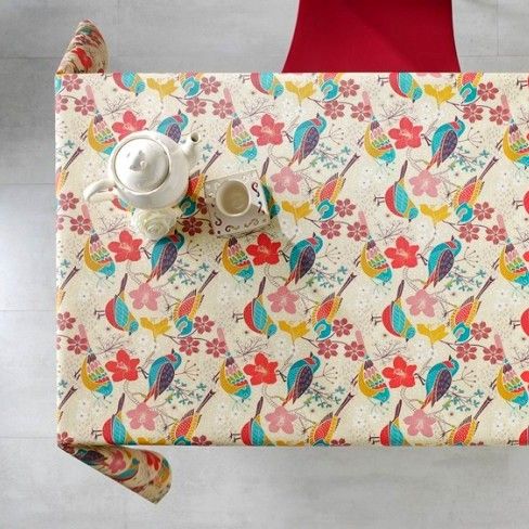 

Скатерть MacroHorizon DIGITAL PRINTING ПТИЧКИ с акриловым покрытием водоотталкивающая круг D 135 см (MG-TAB-126826)
