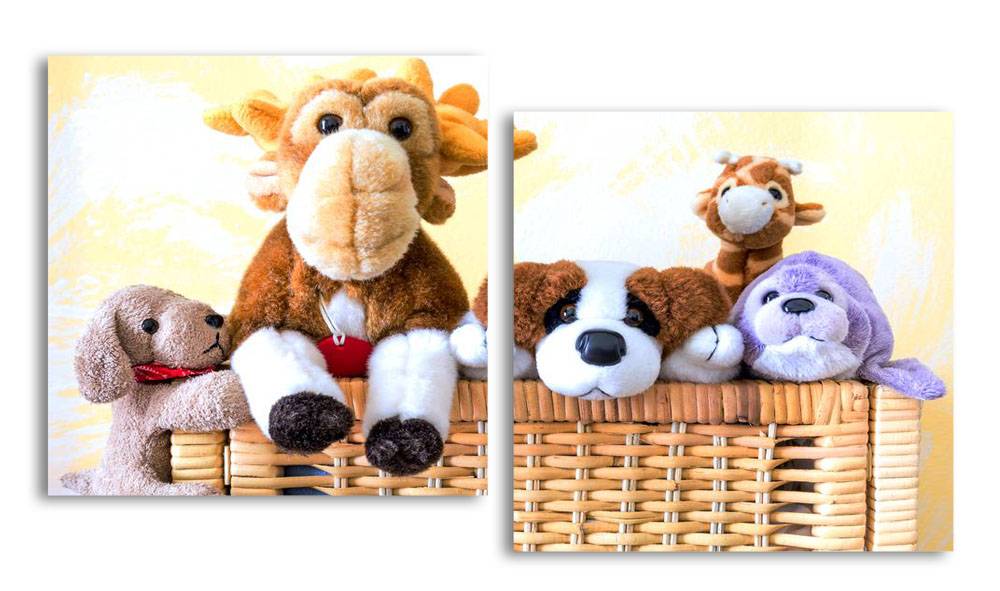 

Модульная картина LaPrint Игрушки 200х109 см