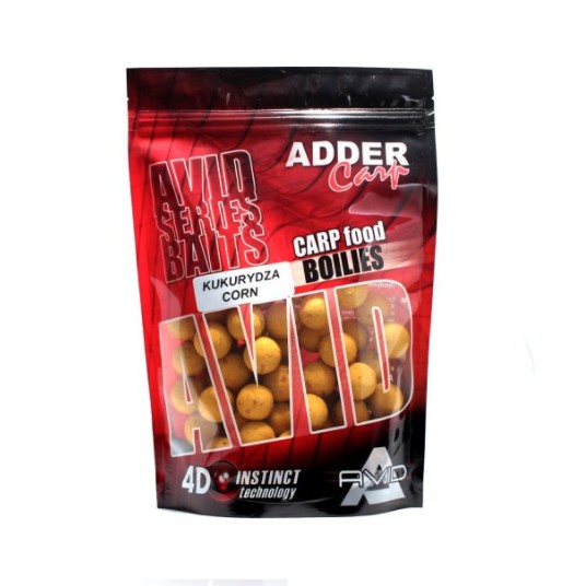 

Бойли Adder AC Boilies AVID Corn 1kg 18mm кукурудза