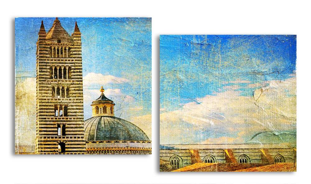 

Модульная картина LaPrint Винтаж 200х109 см