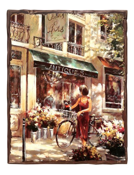 

Картина под старину на дереве Хейтон Брент "Произведения искусства", 30*40 см
