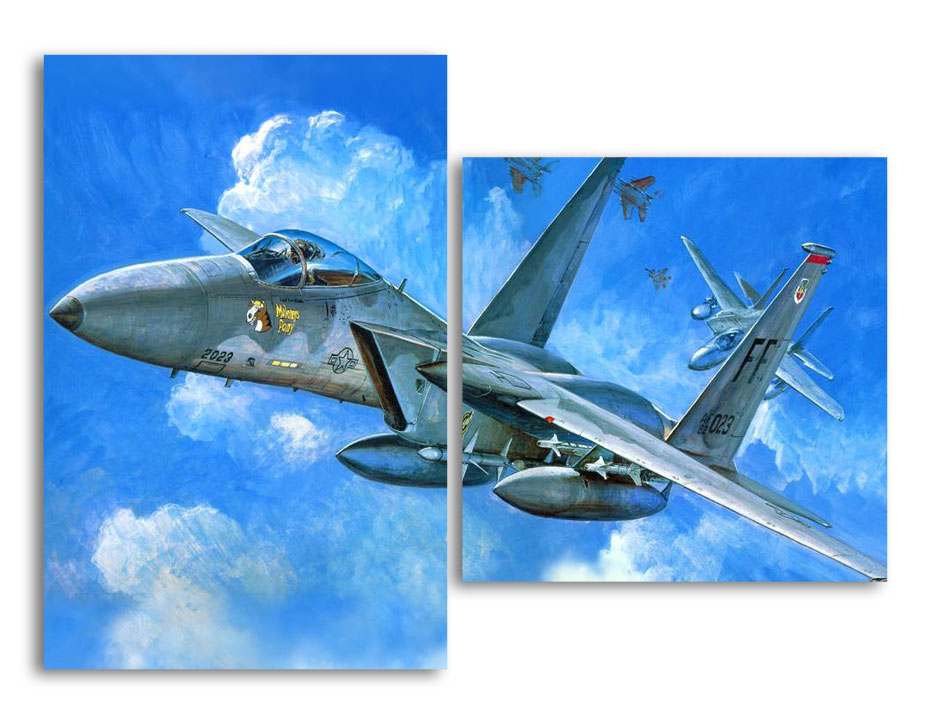

Модульная картина LaPrint Истребитель 200х145 см