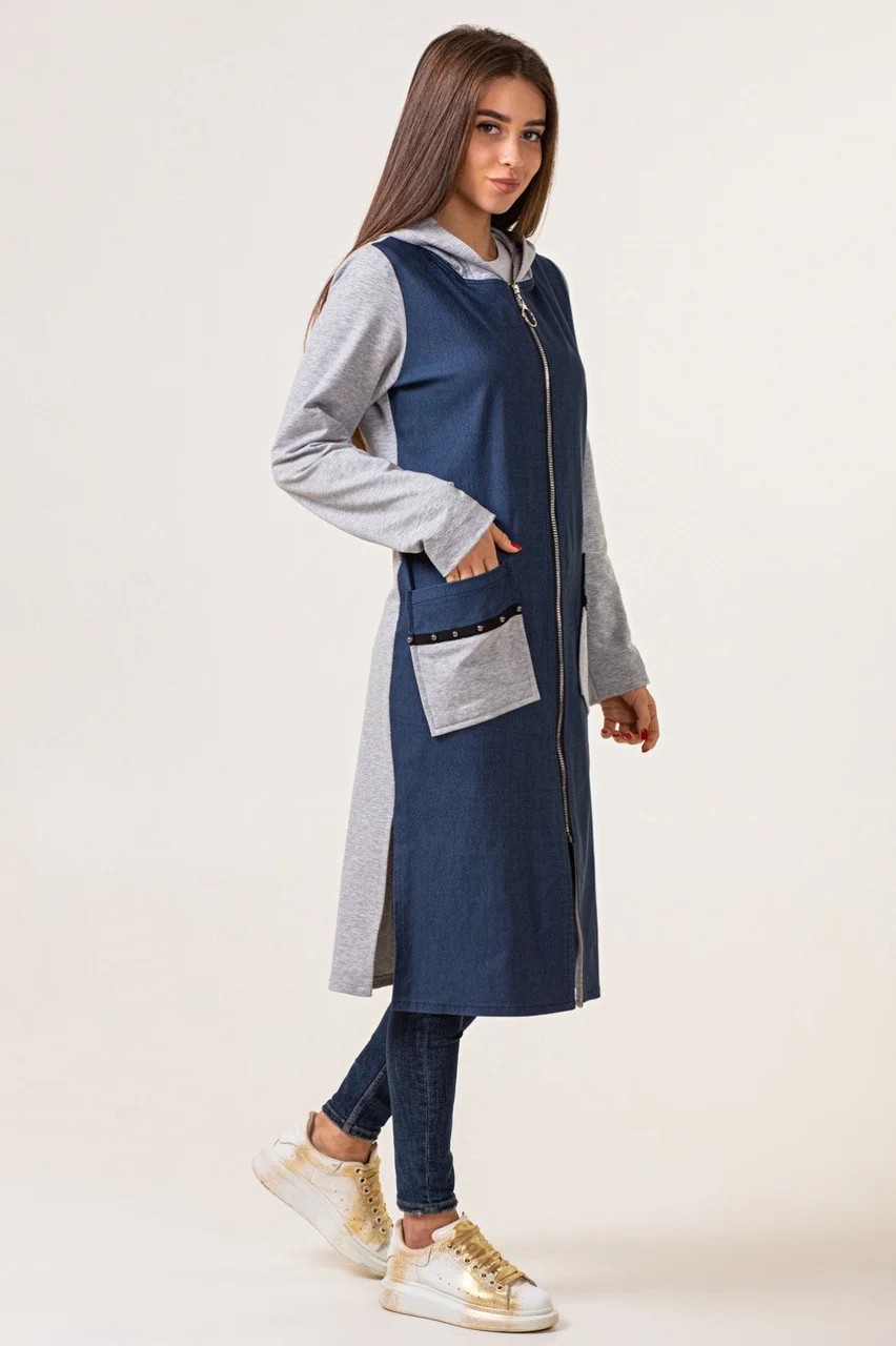 

Женский кардиган UF-Fashion 1955-42 синий