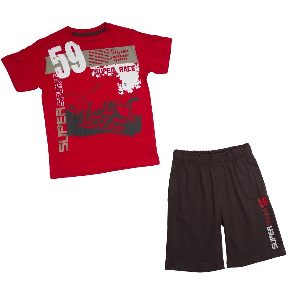 

Костюм : Футболка и шорты Losan Kids boys (315-8003AC/51) Красный 7 Years-122 см
