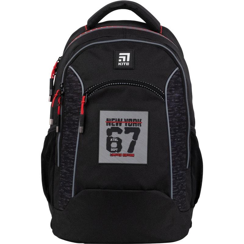 

Рюкзак школьный Kite Education (K21-813L-1) ортопедический 27л с отделом для ноутбука Черный