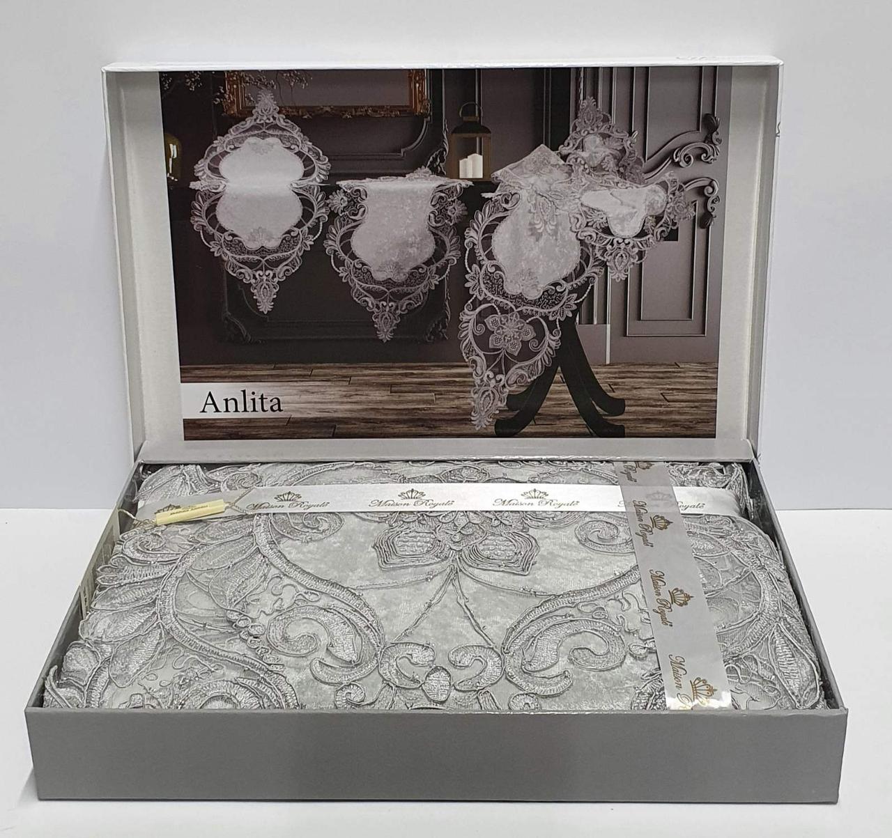 

Дорожка Set Велюр Maison Royale Anlita Grey