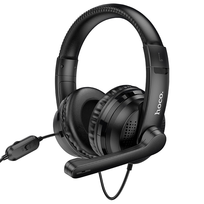 

Игровые наушники с микрофоном HOCO W103 Magic tour gaming headphones. Black